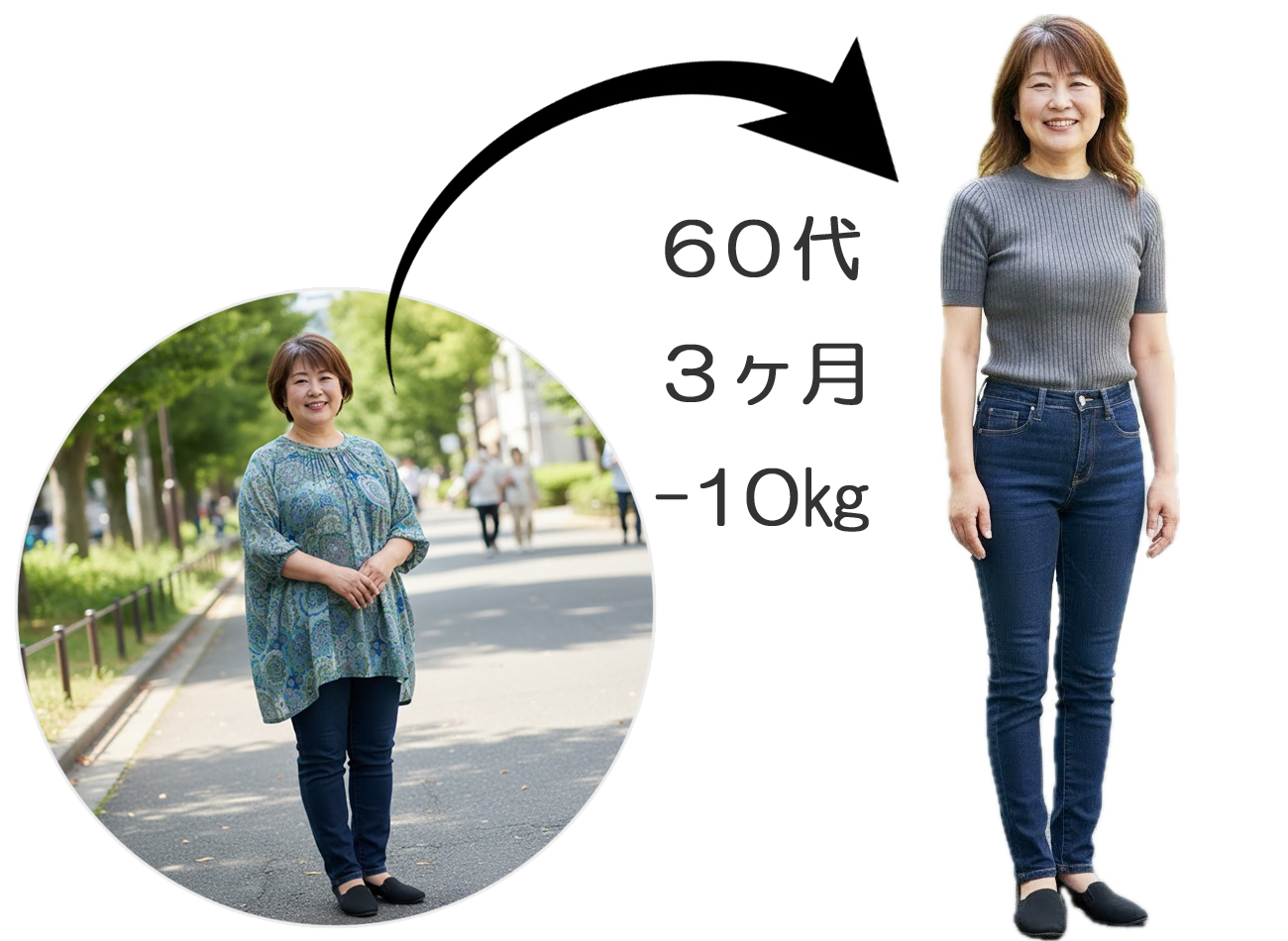 ビフォーアフター50代